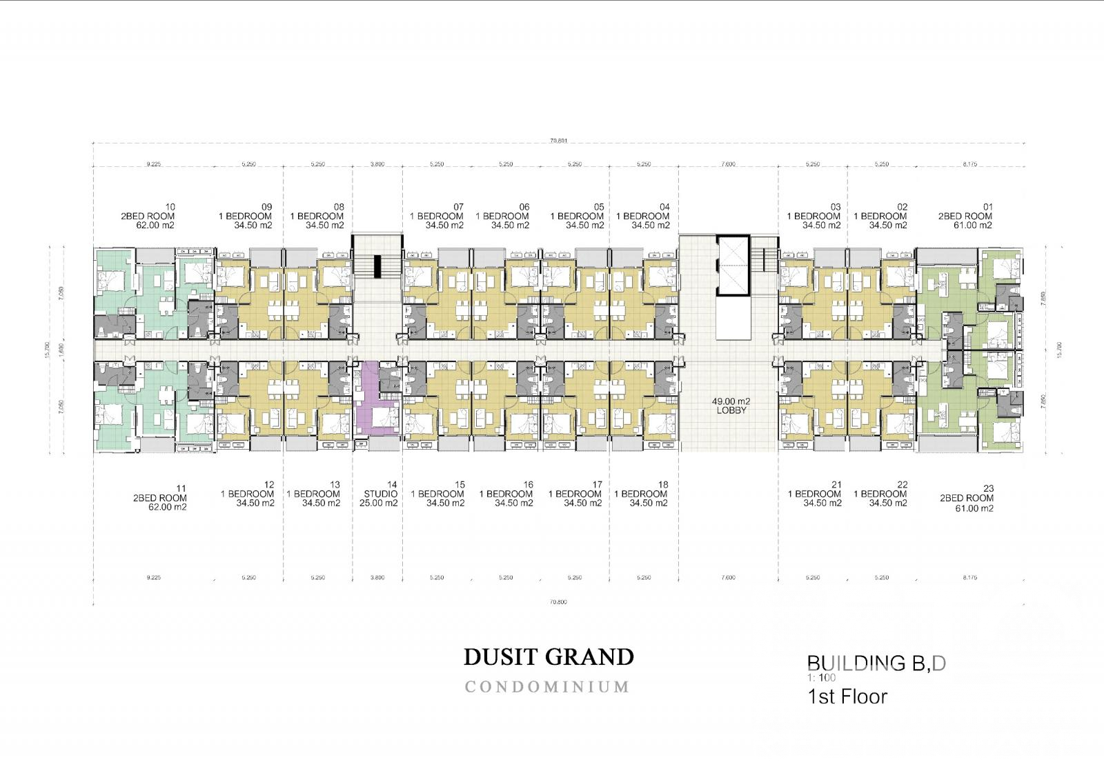 Квартира _1 спальня_34м2_Dusit Grand Park 2_11