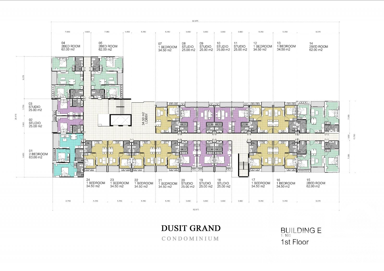 Квартира _1 спальня_34м2_Dusit Grand Park 2_12