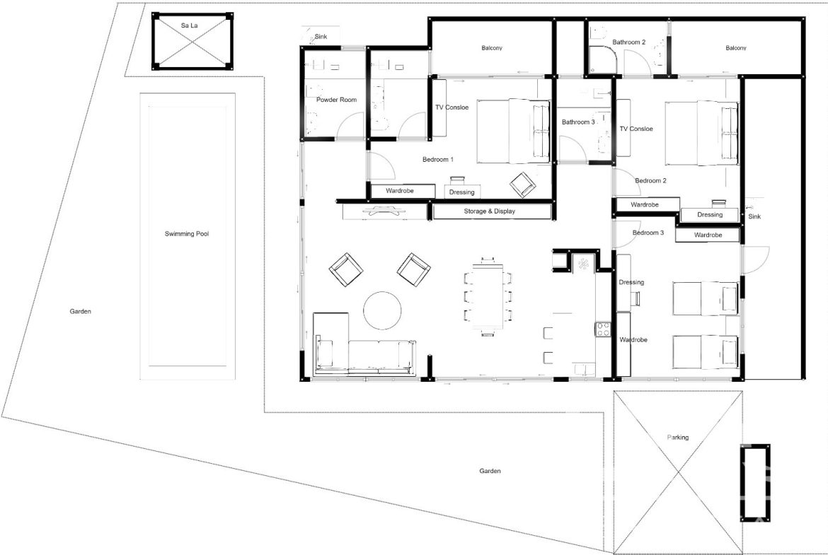 Вилла _3 спальни_140м2_Garden Villa 3_12