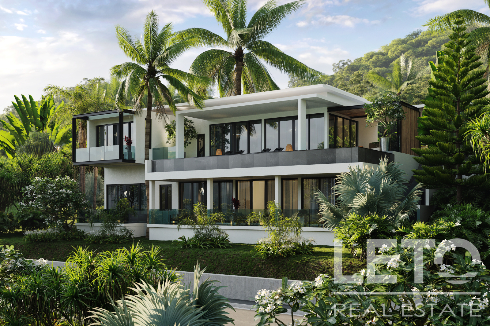 Вилла _4 спальни_820м2_Manick Hillside Villas Phuket_1