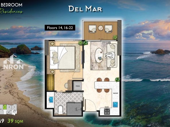 Квартира _1 спальня_39м2_Riviera California