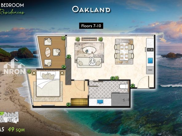 Квартира _1 спальня_49м2_Riviera California