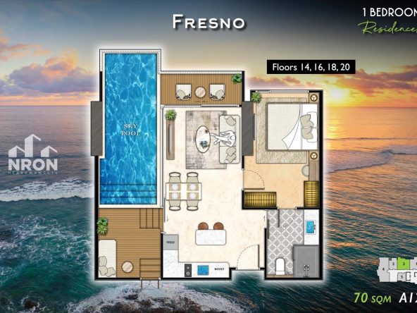 Квартира _1 спальня_70м2_Riviera California