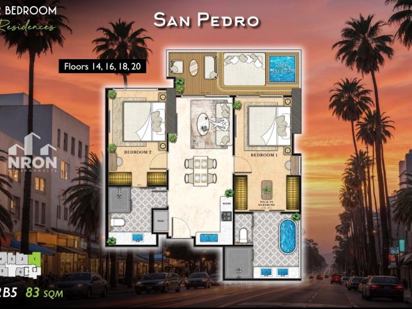 Квартира _2 спальни_83м2_Riviera California