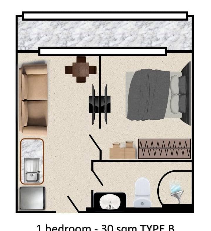 Квартира_BANG SARAY BEAC CONDOMINIUM_13