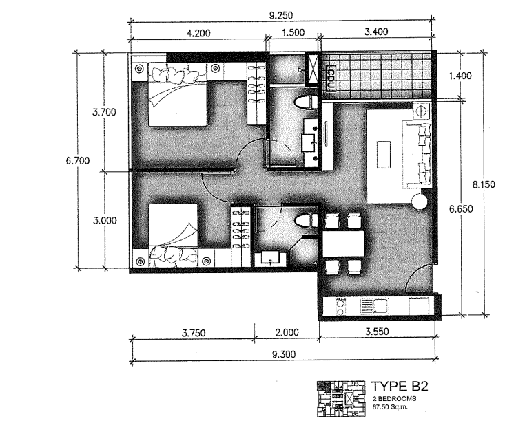 Квартира_Amari Residences Pattaya_8