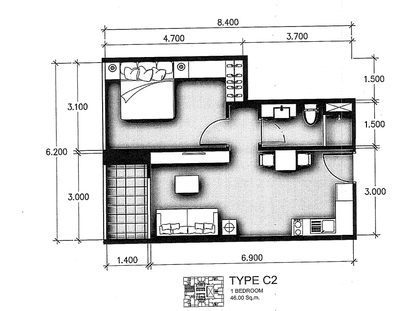 Квартира_Amari Residences Pattaya_9