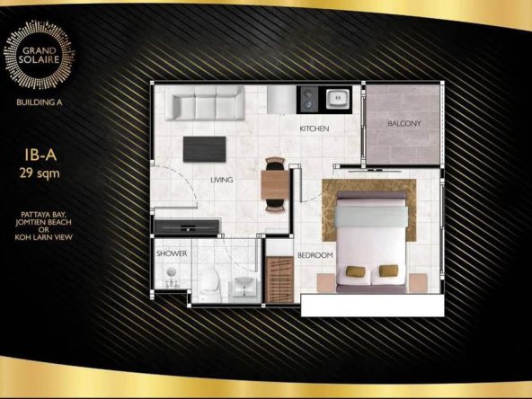Квартира _1 спальня_29м2_Grand Solaire Pattaya
